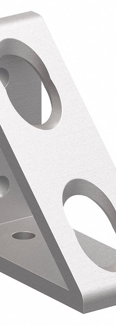 80/20 Inside Corner Bracket: Tall Gusseted Inside-Corner Bracket - Inside Corner Brackets