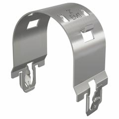 EMT Condiut Clamp: Spring Steel, SST (Dakota ProTect™ Wet/Dry: 1000hr), 2 in Conduit Trade Size (MPN DS-CC-2EMT-PT/50). Key specifications — Color: Gray; Material: Spring Steel; Finish: SST (Dakota ProTect™ Wet/Dry: 1000hr); For Use With: Dakota Smart-Strut.