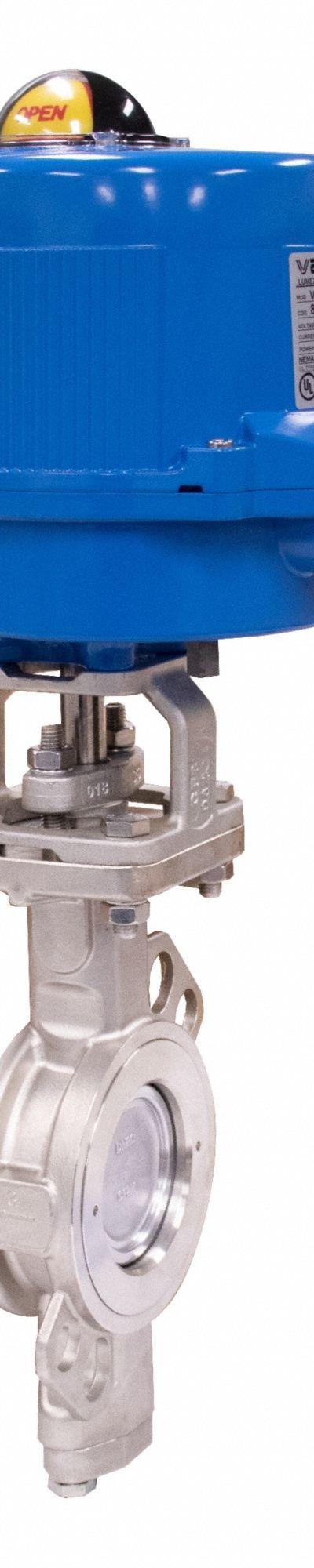 BONOMI Electrically Actuated Butterfly Valve: Stainless Steel - Stainless Steel High-Performance Electric Butterfly Valves