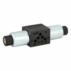 PARKER Hydraulic Directional Valve: 39.6 gpm Max Flow Rate, D05 NFPA Size, Three Positions, Manifold (MPN D3W002CNKW). Key specifications — attr1018253: PARKER; attr1018274: D05; attr1018283: Manifold; attr1018249: D3W002CNKW; attr1018300: Manual; attr1018289: D3W.