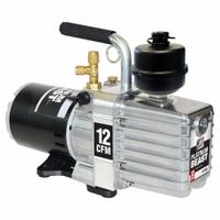 JB INDUSTRIES Vacuum Pump: 12 cfm, 15 micron Ultimate Vacuum, 120V AC, A2L Compatible, Male, Flare (MPN DV-340N). Key specifications — Plug Configuration: 5-15P; Brand: JB INDUSTRIES; Number of Stages: Two-Stage; Product Type: Vacuum Pump.
