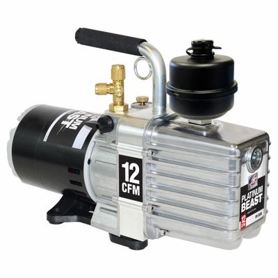 JB INDUSTRIES Vacuum Pump: 12 cfm, 15 micron Ultimate Vacuum, 120V AC, A2L Compatible - A2L Compatible Refrigerant Evacuation Pumps