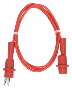 APPROVED VENDOR Test Leads: Red Electrical Current Color, Alligator Clip, 3 3/8 ft Lg, Silicone (MPN 4WRF1). Key specifications — attr1330521: APPROVED VENDOR.