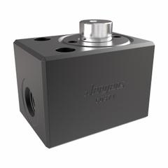 JERGENS Hydraulic Cylinder: Single Acting, 6,100 lbf Nominal Capacity, 5/8 in Stroke Lg, Vertical (MPN 60371). Key specifications — attr95641: Single Acting; attr95644: 1.22 sq in (Push); attr98894: JERGENS; attr1099770: Vertical; attr1099769: Double Mounting Hole.