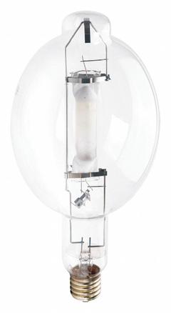 HID Bulb: Vertical Base Up/Vertical Base Up +/-15°, BT56, Mogul Screw (E39), 1,500 W Watt, 4000K (MPN MH1500/U). Key specifications — Color Temperature: 4000K; Brand: PHILIPS; Shatter-Resistant: No.