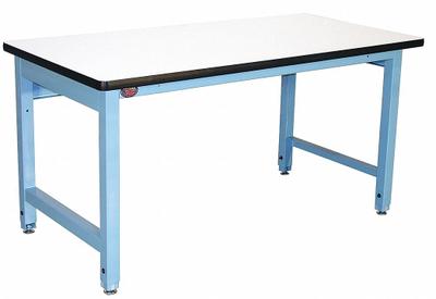 PRO-LINE Workbench: Adj Ht, Laminate, 72 in x 30 in, 5,000 lb Overall Load Capacity - Heavy-Duty Open-Base Workstations