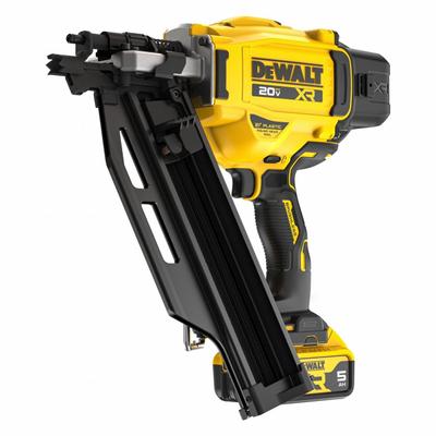 DEWALT Nail Gun: Framing, Combo, (1) 5.0 Ah, Plastic, Strip Collation, 21°, 1 Battery - DEWALT Cordless Nailers