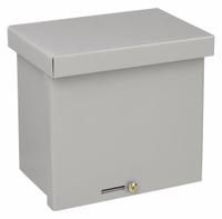 WIEGMANN Enclosure: Steel, 6 in x 6 in x 6 in, 3R, Solid Cover, Screw On, Included, Painted (MPN RSC060606). Key specifications — Brand: WIEGMANN; Closure Method: Padlock Hasp; Knockouts: Included.