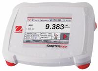 OHAUS pH Meter: Millivolt/pH/Temp, Electrodes Sold Separately, AC Adapter/Electrode Holder (MPN ST5000-B). Key specifications — pH Accuracy: ±0.002 pH; Temp Compensation: Automatic; Measurement Components Included: Electrodes Sold Separately; Reagents and Solutions Included: Reagents Sold Separately; Test Parameters: pH; Other Accessories Included: Electrode Holder; Manufacturer Part Number: ST5000-B.