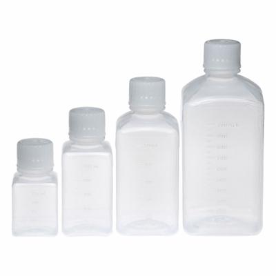 APPROVED VENDOR Media Bottle: Polypropylene, 8.45 fl oz Capacity - oz, 250 mL Capacity - mL - Plastic Lab Media Bottles