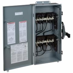 SQUARE D Safety Switch: Non-Fusible, 100 A, Three Phase, 600V AC, Galvanized Steel/Non-Metallic (MPN DTU463). Key specifications — attr867131: SQUARE D.