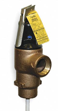 APOLLO Temperature and Pressure Relief Valve: Section IV ASME Section, MNPT x FNPT, Bronze (MPN 18C5314125). Key specifications — Brand: APOLLO; Body Material: Bronze.