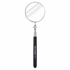 ULLMAN Inspection Mirror: 3 1/4 in Dia Mirror Size, Mirr. Mat. Glass, Mirr. Shp. Round (MPN HTS-2). Key specifications — attr1004918: ULLMAN; attr1004923: Vinyl.