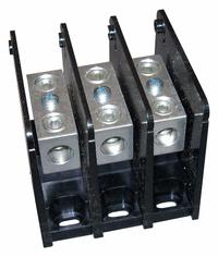 MERSEN Power Distribution Block: Open, Lug, Lug, 14 AWG – 2/0 AWG For Line Side Wire Sizes (MPN MPDB63153). Key specifications — attr1361688: Surface; attr1308686: MERSEN; attr1361672: Aluminum.