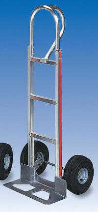 MAGLINER General Purpose Hand Truck: 500 lb, Single-Loop, Silver, Aluminum, Pneumatic, Rubber (MPN HMK15AUA4). Key specifications — Brand: MAGLINER.
