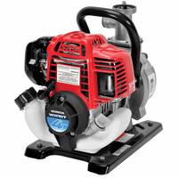 HONDA Water Pump: 1 2/3 hp, 1 in MNPT, 1 in MNPT, 28 gpm Flow Rate @ 20 Ft. of Head, Aluminum Volute (MPN WX10TN). Key specifications — Volute Material: Aluminum; Ignition Type: Recoil-Start; Brand: HONDA; Kit Components: Intake Hose.