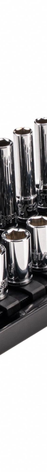 TEKTON Socket Set: 1/4 in Drive, 22 Piece, 6-Point, SAE, 5/32 in to 9/16 in (MPN SHD90210). Key specifications — attr1224269: 1/4 in; attr1204685: Not Tether Capable; attr1227399: 6-Point Standard and Deep Socket Set; attr1204650: 5/32 in to 9/16 in; attr1204673: Socket Bits Not Included; attr1204688: TEKTON; attr1224230: Friction; attr1224354: No Thin Wall.