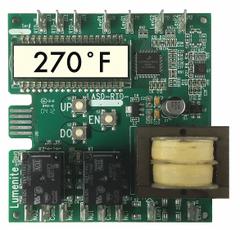 LUMENITE Controller: (2) SPDT, Combo Liquid Level and Temp Controller, LCD, Snap Track, Relay (MPN LASD-401(24)). Key specifications — Temperature Sensor: 100 Ohm RTD; Voltage: 24V AC; Brand: LUMENITE; Contact Form: (2) SPDT; Display Type: LCD; Mounting Type: Snap Track; Output Type: Relay; Manufacturer Part Number: LASD-401(24).