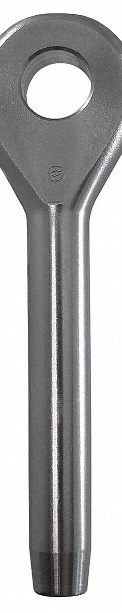 LOOS Marine Eye Fitting: 9/32 in Compatible Rope Dia, 1/2 in Swaged Outside Dia, Marine Eye Fitting (MPN EY1-9X). Key specifications — Compatible Rope Material: Stainless Steel; Material: 316 Stainless Steel; Brand: LOOS.