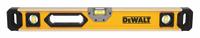 DEWALT Box Level: Level & Plumb, Box, 1, Plain, 24 in Overall Lg, Top & Side Read, Hand Grips (MPN DWHT43025). Key specifications — attr934734: DWHT43025; attr934735: DEWALT; attr939796: Acrylic; attr939781: Rare Earth; attr983962: Aluminum; attr939959: Top & Side Read; attr939953: Hand Grips.