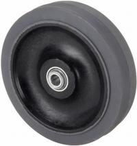 APPROVED VENDOR Caster Wheel: 5 in Wheel Dia., 2 in Wheel Wd, Rubber, 325 lb Load Rating, Plastic (MPN 20PM15). Key specifications — Wheel Core Material: Plastic; Wheel/Tread Color: Gray; Brand: APPROVED VENDOR.
