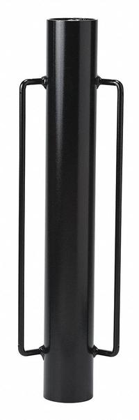 BRADY Manual Post Driver: 4 in Max Post Dia, 30 in Overall Ht, 28 lb Wt, 0.226 in Gauge, Steel (MPN 87982). Key specifications — Brand: BRADY; Material: Steel.