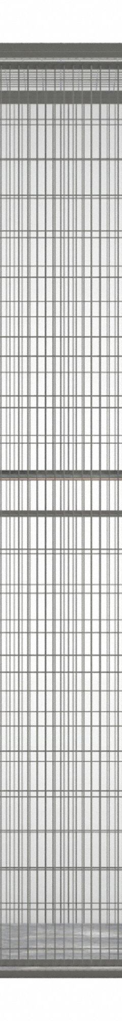 FOLDING GUARD Bulk Storage Locker Starter: 48 in x 37 in x 93 in, 1 Units Wide, Padlock Hasp (MPN LCD-4837SKB3). Key specifications — attr117557: (2) Side Panels; attr65898: FOLDING GUARD.