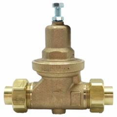 APOLLO Water Pressure Reducing Valve: NPT x NPT, 1 1/2 in Pipe Size, Bronze, 25 psig to 75 psig (MPN 36LF40701). Key specifications — Brand: APOLLO; Low-Lead Compliance: Low-Lead Compliant.