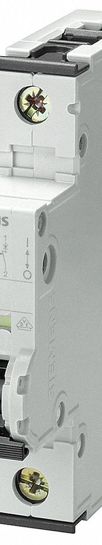 SIEMENS IEC Supplementary Protector: 0.5 A Amps, 72V DC, 10kA at 230/400V AC, Screw Clamp, 5SY4, C (MPN 5SY41057). Key specifications — Brand: SIEMENS; Terminal Connection: Screw Clamp; DC Voltage Rating: 72V DC; Max. AIR Rating: 10kA at 230/400V AC; Series: 5SY4; AC Voltage Rating: 230/400V AC; Curve Type: C.
