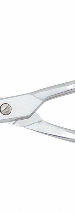 HERITAGE Carpet Shears: Left-Hand, 8 in Overall Lg, Straight, Nickel Chrome, Pointed, Silver (MPN GP717CL). Key specifications — attr308500: Nickel Chrome; attr308502: Silver; attr308505: Left-Hand; attr308522: Carpet and Heavy Fabric; attr324896: HERITAGE.