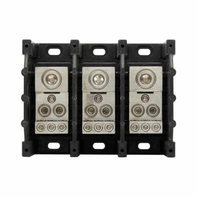 BUSSMANN Power Distribution Block: Open, Lug, Lug - Open Blocks with Lugs