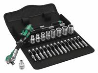 WERA Socket Wrench Set: 1/4 in Drive, 28 Piece, 6-Point, SAE, 3/16 in to 1/2 in (MPN 05004019001). Key specifications — attr1224269: 1/4 in; attr1204638: Drive Tools Included; attr1227399: Zyklop; attr1204650: 3/16 in to 1/2 in; attr1204658: 1 Adapter; attr1204673: Socket Bits Not Included; attr1204681: Wrenches Not Included; attr1204688: WERA.