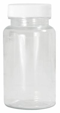 QORPAK Wide Mouth Bottle: PET, 500 mL, 16.9 fl oz, Closure Included, Colorless, 45-400, Polyethylene (MPN PLC-06877). Key specifications — Brand: QORPAK; Graduated: No; Body Color: Colorless.