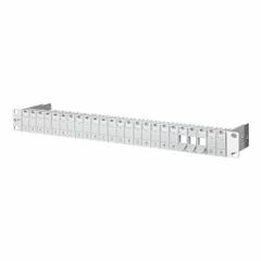 METZ CONNECT Patch Panel: Rack, ABS, 24 Ports, Unequipped (MPN 130A20-00-E). Key specifications — Housing Material: ABS; Includes Connector: Unequipped; Mounting Type: Rack; Product Type: Module Frame; Connector Color: Light Gray; Connection Type: OpDAT Module LC-Duplex OM4.
