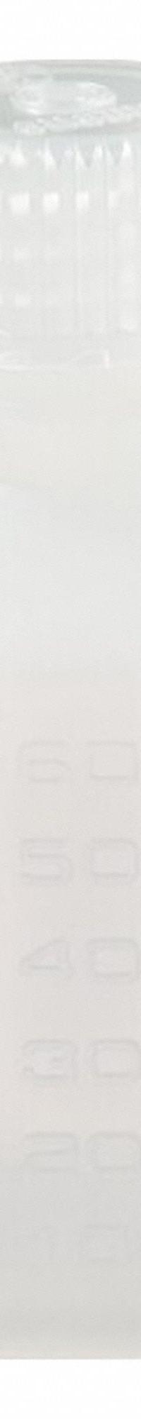 NALGENE Laboratory Bottle: 60 mL, 2 fl oz, HDPE, Natural, 24 mm Screw Closure Size, Square, Unlined (MPN 2018-0060). Key specifications — Body Color: Natural; Brand: NALGENE; Closure Included: Yes; Graduated: Yes; Closure Attached: Attached.
