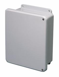 WIEGMANN Enclosure: Fiberglass, 12 in x 12 in x 6 in, NEMA 1/12/3R/4X/6P, Hinged, Solid Cover (MPN HW-J121206CHSC). Key specifications — Brand: WIEGMANN; Closure Method: Screws; Knockouts: Not Included.