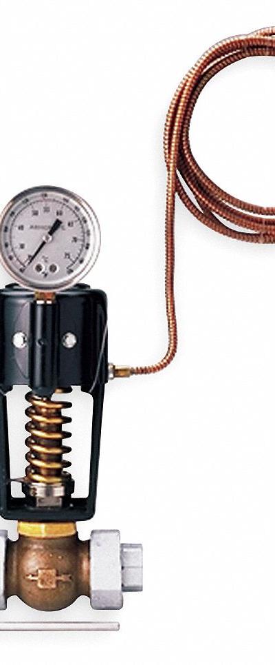 SPENCE Reverse Acting Temperature Regulator: For Steam Media, 1 1/4 in Pipe Connection Size - Reverse-Acting Temperature Regulators