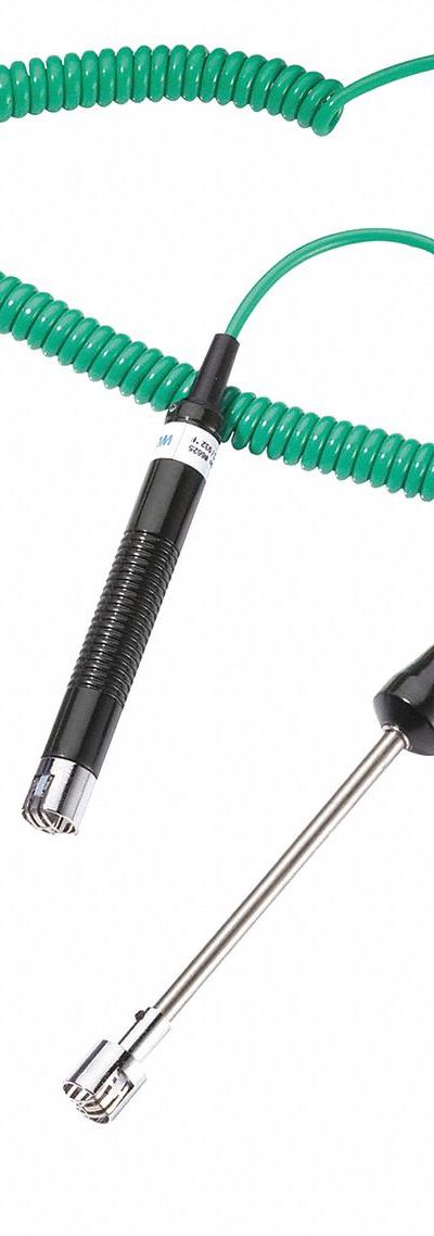 WOHLER Thermocouple Thermometer: -328°F to 1,202°F - Thermocouple Meters with Cabled Data Output