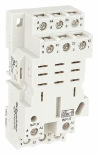 SCHNEIDER Relay Socket: 16 A Rating, DIN-Rail Socket Mounting, 11 Pins, E Socket, Std, Finger Safe (MPN 70-783D11-1A). Key specifications — Brand: SCHNEIDER.