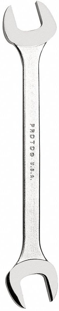 PROTO Open End Wrench: Alloy Steel, Satin, 7/8 in_13/16 in Head Size, 10 in Overall Lg, Std (MPN J3440). Key specifications — attr309776: No; attr309781: Satin; attr309780: Alloy Steel; attr324939: PROTO.