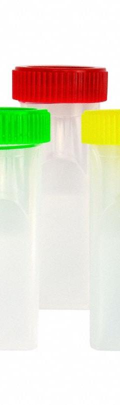 Non-Sterile Coplin Slide Jars: 4 Sample Capacity, 98 mm Ht, 30 mm Wd, HDPE/Polypropylene Copolymer (MPN 2405400X8KE1). Key specifications — Material: Polypropylene Copolymer; Product Type: PAP Jar; Brand: CAPLUGS.