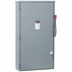 SQUARE D Safety Switch: Fusible, 400 A, Single Phase, 600V AC, Galvanized Steel, Indoor/Outdoor (MPN H265R). Key specifications — Brand: SQUARE D.