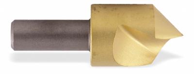 KEO Countersink: 100°, 1 Flute, 1 1/2 in Body Dia, 3/4 in Shank - Fast-Cutting Single-Flute Countersinks