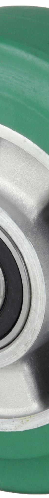 APPROVED VENDOR Caster Wheel: 6 in Wheel Dia., 2 in Wheel Wd, Rubber, 660 lb Load Rating, Aluminum (MPN 5VF33). Key specifications — Wheel Core Material: Aluminum; Wheel/Tread Color: Green; Brand: APPROVED VENDOR.