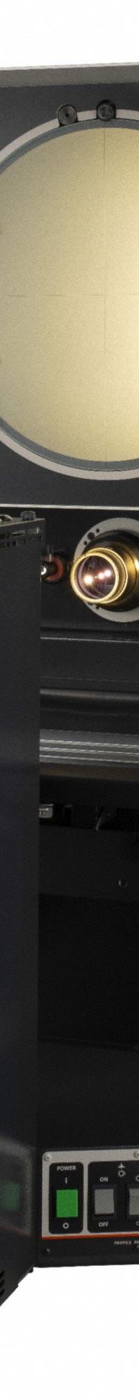 MITUTOYO Optical Comparator: Horizontal, Erect Image, 17.7 in x 5.7 in Table Size, 10X (MPN 172-868-11A-QM-OPT). Key specifications — attr1183445: Erect Image; attr1183446: 17.7 in x 5.7 in; attr1183447: 10X; attr1183448: 14 in; attr1183450: 10 in; attr1183451: 6 in; attr1183467: MITUTOYO.