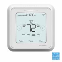 HONEYWELL HOME Low Voltage Thermostat: Heat and Cool, White, 5-1-1/5-2/7-Day, Touch Screen (MPN TH6320WF2003/U). Key specifications — Application: Heat and Cool; Housing Color: White; Programming Capability: 5-1-1; Terminal Designations: G; Smart Capabilities: Geofencing; Humidification Control: No; Brand: HONEYWELL HOME; Control Type: Touch Screen.