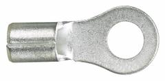 PANDUIT Ring Terminal: Bare, #6 Stud Size, 18 AWG to 14 AWG Wire Sizes, 2,000 V (MPN P14-6R-C). Key specifications — Brand: PANDUIT; Barrel Style: Serrated.