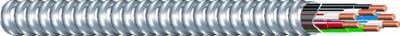 SOUTHWIRE Metal Clad Cable: 12 AWG, 4 Conductors, Copper, 1,000 ft, Aluminum, Std - Multi-Circuit Metal-Clad Cables