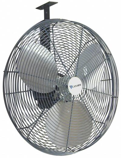 CANARM Fan Head: 30 in Blade Dia, Variable Speeds, 120/208 to 230V AC, 1/2 hp Motor - Corrosion-Resistant Industrial Fan Heads