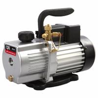 PRO-SET Vacuum Pump: 4 cfm, 10 micron Ultimate Vacuum, 120V AC, Not A2L Compatible, Male, SAE (MPN VP4D). Key specifications — Plug Configuration: 5-15P; Brand: PRO-SET; Number of Stages: Two-Stage; Product Type: Vacuum Pump.